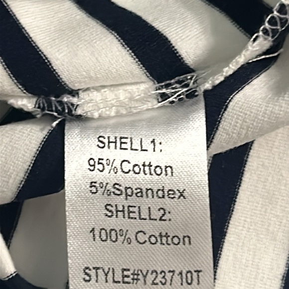 POMANDER PLACE
Navy Stripe Anthos Cotton Tank - Picture 7 of 10